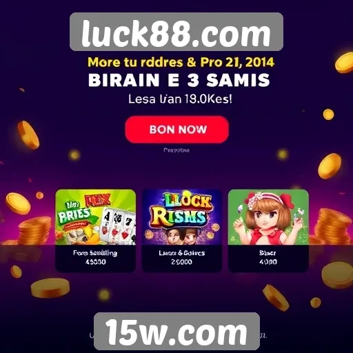 Ofertas e promoções disponíveis no luck88.com